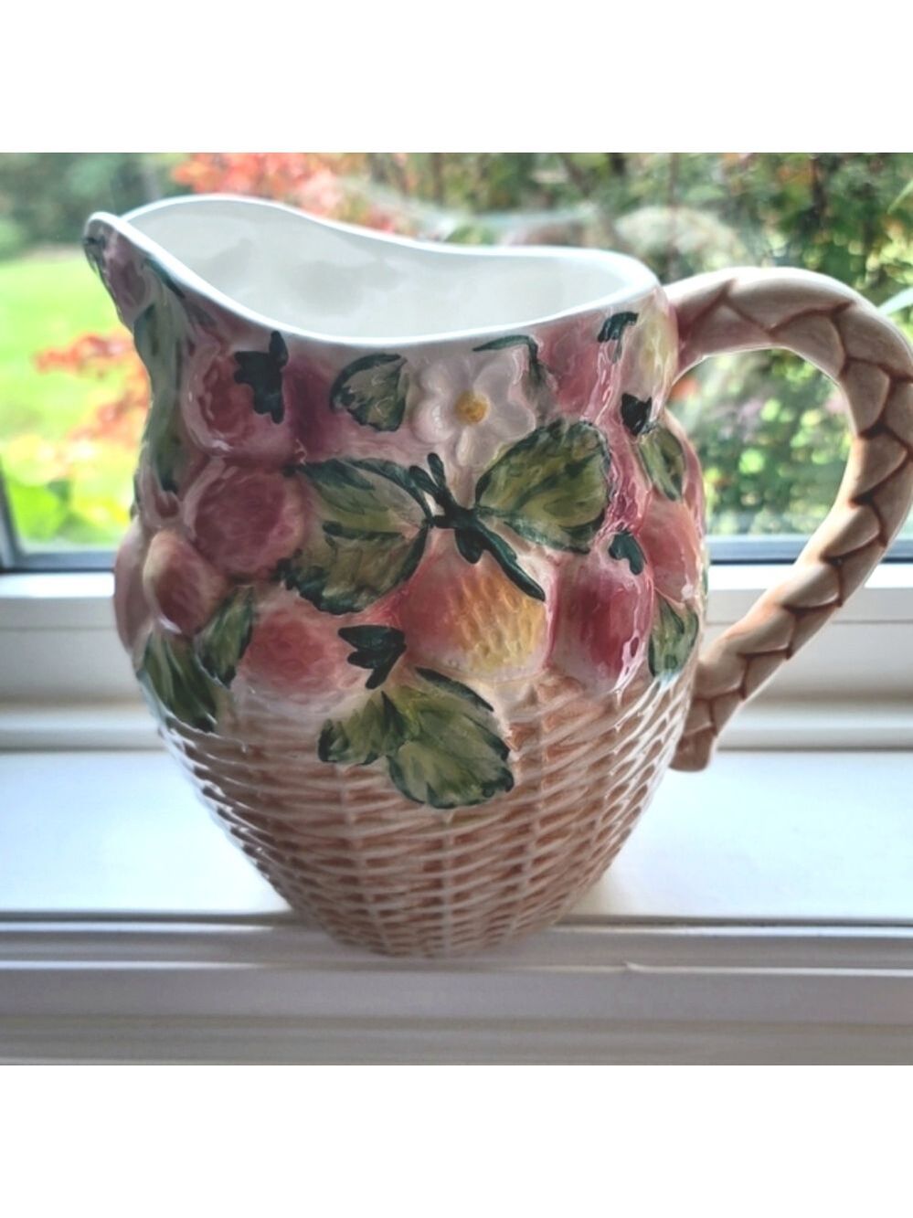 Vintage Large Ceramic Pitcher Jug